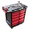Rubbermaid Commercial Mobile Workcenter, 5 Drawer, Black, 32-1/2 in W x 20 in D x 33-1/2 in H FG773488BLA - alternate 3